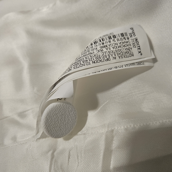 ZARA White Blazer Size XS Tailored Minimalist Formal Office Monochrome Neutral - Picture 7 of 11